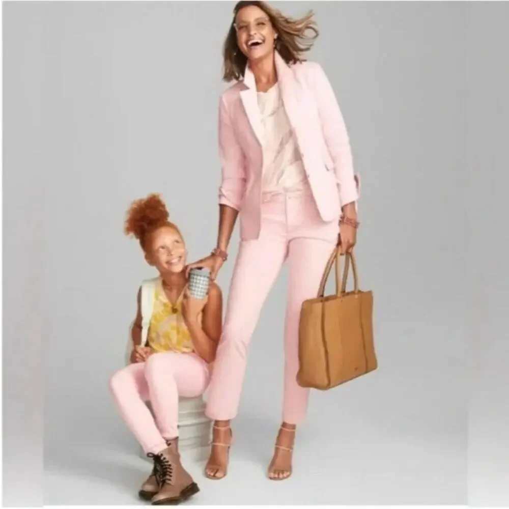 Cabi Grace light pink trouser ankle pants size 8 #5678